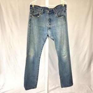Vintage Mens Levi 501 Original Fit 34X34